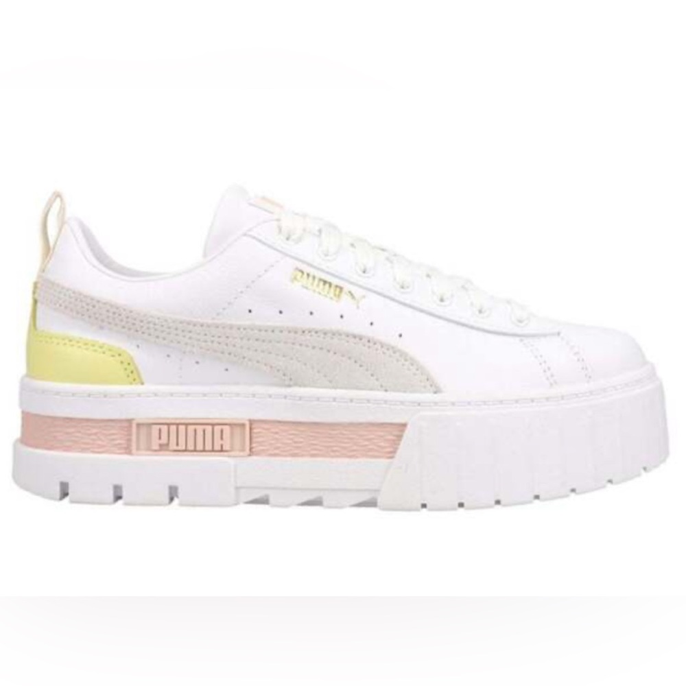 PUMA Mayze Lth Puma White size 6.5